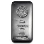 1,000 gram (Kilo) Silver Bar - Heimerle & Meule (Cast)