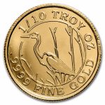 1/10 oz Gold Round: Heron Crane - MPM