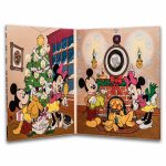 1/10 oz Silver Round - 1990 Mickey's Holiday Treasures (Rarities)
