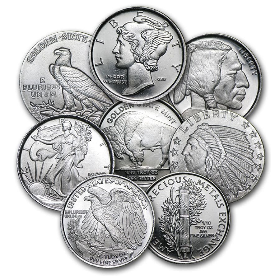 1/10 oz Silver Round - Secondary Market
