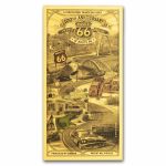 1/1000 oz Aurum 100th Anniversary Route 66 Gold Note