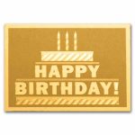 1/1000 oz Gold Bar - Happy Birthday Cake (w/Box & COA)