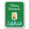 1/2 gram Gold Bar - APMEX (w/Green Merry Christmas Card, In TEP)