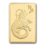 1/2 gram Gold Bar - PAMP Suisse Zodiacs: Capricorn
