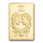 1/2 gram Gold Bar - PAMP Suisse Zodiacs: Gemini