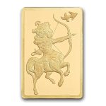 1/2 gram Gold Bar - PAMP Suisse Zodiacs: Sagittarius