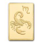 1/2 gram Gold Bar - PAMP Suisse Zodiacs: Scorpio