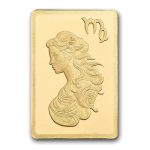 1/2 gram Gold Bar - PAMP Suisse Zodiacs: Virgo