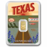 1/2 gram Gold Bar - Route 66 (Texas TEP)