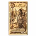 1/2 Idaho Goldback - Aurum Gold Foil Note (24k)