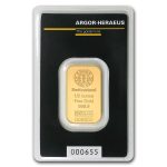 1/2 oz Gold Bar - Argor-Heraeus (In Assay)