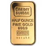 1/2 oz Gold Bar - Secondary Market