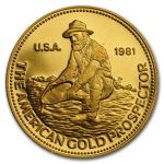 1/2 oz Gold Round - Engelhard (Prospector)