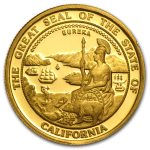1/2 oz Gold Round - Great Seal of California