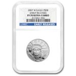 1/2 oz Proof American Platinum Eagle PF-70 NGC (Random Year)