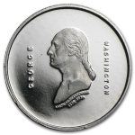 1/2 oz Proof Platinum Medal - George Washington