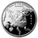 1/2 oz Silver Round - APMEX (2016 Year of the Monkey)