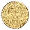 1/200 oz Gold Round: Day of the Dead Rose Skull - MPM