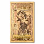 1/4 Idaho Goldback - Aurum Gold Foil Note (24k)