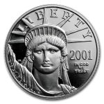 1/4 oz Proof American Platinum Eagle (Random Year, Capsule Only)