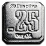 1/4 oz Silver Bar - Secondary Market