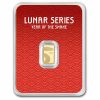 1 gram Gold Bar - 2025 APMEX Year of the Snake (TEP, Series 2)