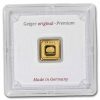 1 gram Gold Bar - Geiger Edelmetalle (Encapsulated w/Assay)