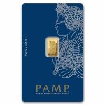 1 gram Gold Bar - PAMP Lady Fortuna VERISCAN™ (In Assay)