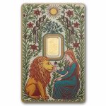 1 gram Gold Bar - PAMP Suisse Una & The Lion (In Assay w/ Sleeve)