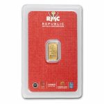 1 gram Gold Bar - Republic Metals Corporation (In Assay)