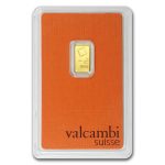1 gram Gold Bar - Valcambi (In Assay)