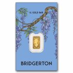 1 gram Gold Bridgerton Minted Bar (in card)