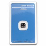 1 gram Palladium Bar - Argor-Heraeus