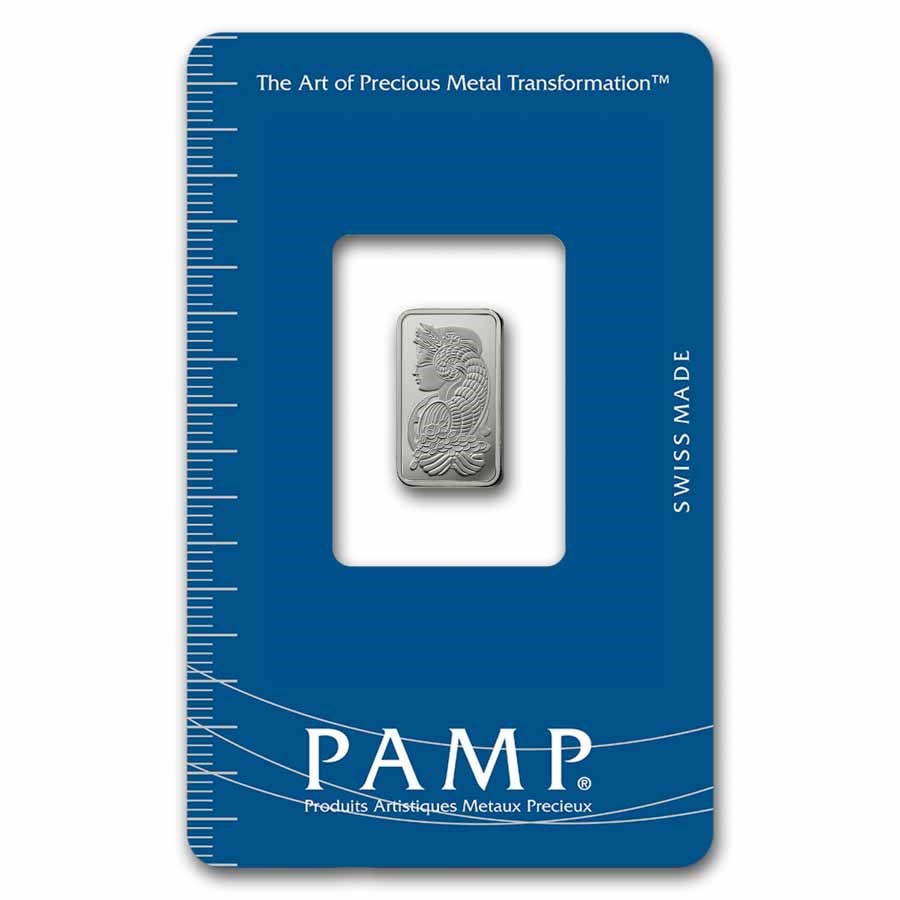 1 gram Palladium Bar - PAMP Suisse (In Assay)