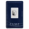 1 gram Platinum Bar - PAMP Suisse Statue of Liberty (In Assay)