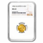 $1 Indian Head Gold Dollar Type 3 MS-63 NGC/PCGS