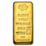 1 kilo Gold Bar - PAMP Suisse (Cast w/ Assay)