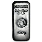 1 kilo Silver Bar - Argor-Heraeus (Poured)