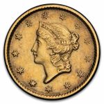 $1 Liberty Head Gold Dollar Type 1 VF (Random Year)