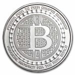 1 oz Ag BU Round - Bitcoin Value Conversion | QR Code
