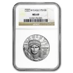 1 oz American Platinum Eagle MS-69 NGC (Random Year)
