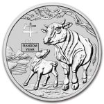 1 oz Australian Silver Lunar BU (Random Year)