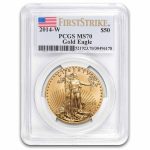 1 oz Burnished American Gold Eagle MS-70 PCGS (Random Year)