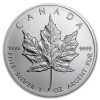 1 oz Canadian Silver Maple Leaf Coin BU (Random Year)