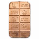 1 oz Copper Bar - Divisible 1/10 oz