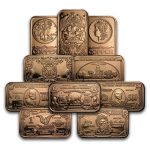 1 oz Copper Bar - Random Design