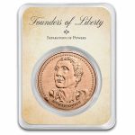 1 oz Copper in TEP - Founders: Montesquieu | Separation of Powers
