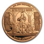 1 oz Copper Round - $10 Bison Banknote Replica
