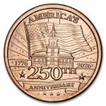 1 oz Copper Round - America's 250th Anniversary 1776-2026