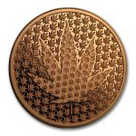 1 oz Copper Round - Cannabis Forever